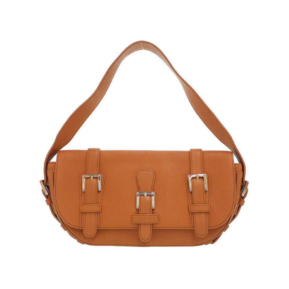 Loewe Senda brown leather shoulder bag